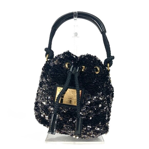 LOUIS VUITTON Black Leather Shoulder Bag - Picture 1 of 15